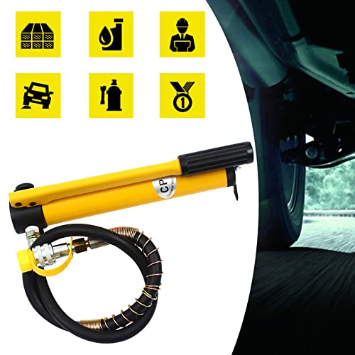 Manual Hydraulic Pump, 10000Psi CP-180 Hand Pump Separated Type Hydraulic Tool 10 Ton Hydraulic Power Pack Pump 700kg/cm²