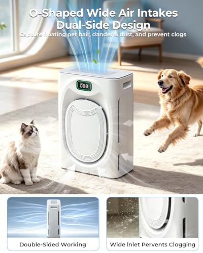 Pet Hair Air Purifier for Large Room Up to 2100 Ft² - size: P295W