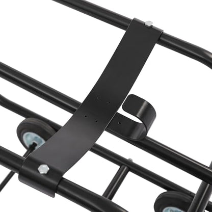 Drum Cradle with Wheels,660lbs Load Drum Dolly,55gal Movable Drum Rack - color: Black