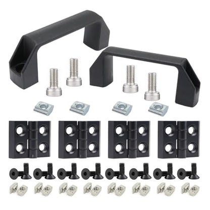 4 Sets 2020 Aluminum Extrusion Accessories Hardware Hinge Connector - style: HYLS