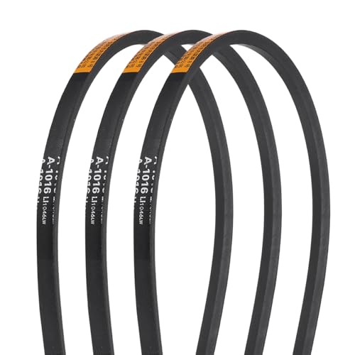 uxcell 3Pcs A-1016 Rubber V-Belt 1016mm Li x 13mm W x 8mm T Classic Wrapped - size: A-1016