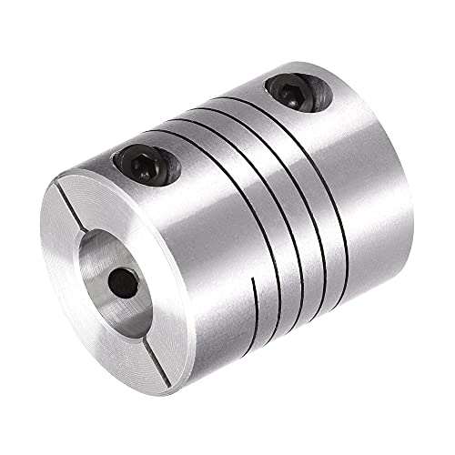 uxcell 2PCS Motor Shaft 10mm to 11mm Helical Beam Coupler Coupling 25mm Dia 30mm Length - size: 10mm to 11mm