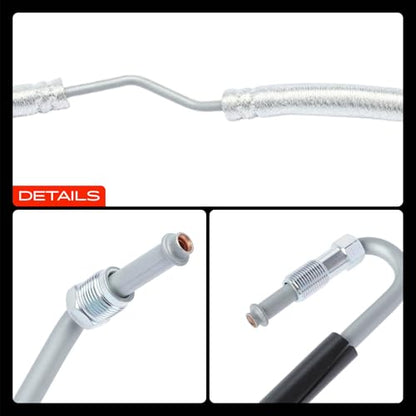 A-Premium Power Steering Pressure Hose Assembly, Pump to Rack/Gear