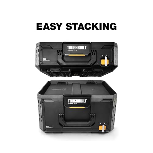 ToughBuilt StackTech XL 3 Drawer Tool Box, Stackable Storage, TB-B1-D-70-3 - size: 3 Drawer