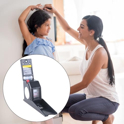 2Meter Wall Mounted Stadiometer Height Measuring Tape with Self Locking Feature and Wall Plate