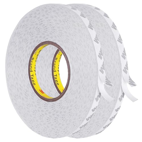 Double Sided Tape Heavy Duty, Super Strong Adhesive, 164ft x 0.39in, 2 Pack - size: 164FT (2 Pack)