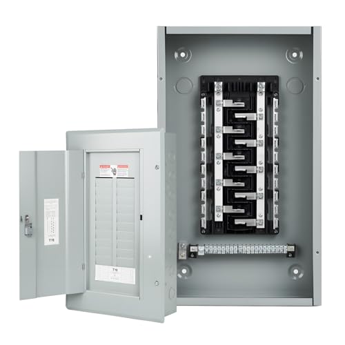 THQL Circuit Breaker Panels,20-Space, 125A Circuit Breaker Distribution Box, 120V/240V Circuit Breaker Electrical Enclosure,Indoor Main Lug Load Center - style: 20 SPACE