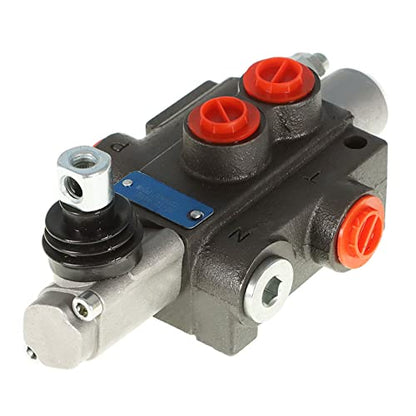 waltyotur Hydraulic Directional Control Valve, 1 Spool 11 GPM Hydraulic Loader Valve, BSPP Ports, 3600 PSI Directional Control Valve For Tractors Loaders Tanks