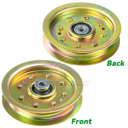 2 Pack 756-04129b Idler Pulley 4.25 for Cub Cadet 50" RZT50 Mower - size: 2x756-04129B