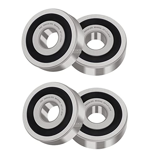 XIKE 4 Pcs 1638-2RS Bearings 3/4"x2"x9/16, Double Rubber Seals. - size: 1638-2RS Size 3/4"x2"x9/16"