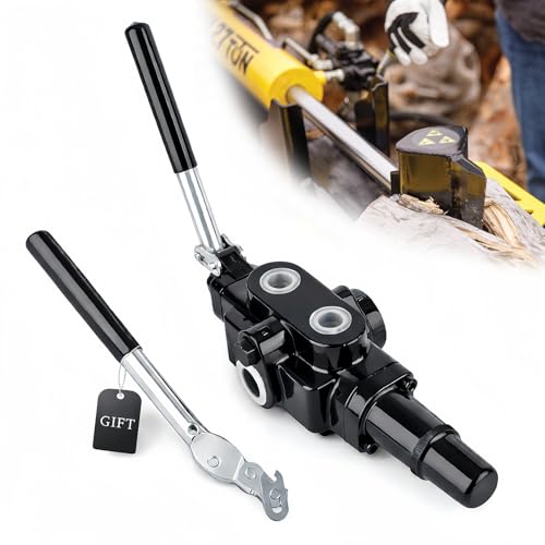 2 Joysticks Hydraulic Log Splitter Directional Control Valve,25GPM,Easy Use