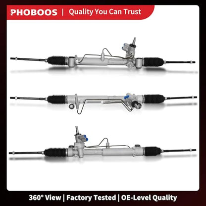 PHOBOOS Hydraulic Power Steering Rack and Pinion Fit for Chrysler & Dodge - size: 22-3082