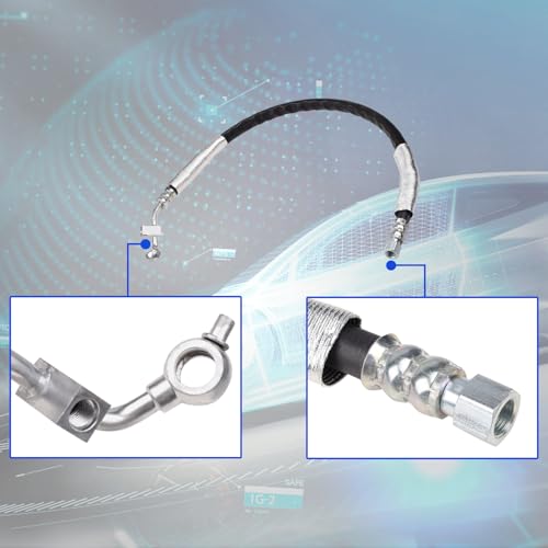 49720-1AA2A Power Steering Pressure Hose for Nissan Murano 2009-2014 3.5L V6, High Pressure Steering Line Assembly, Replace 49720-1AN0A 49720-1AN0C 3402528