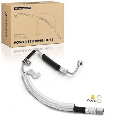A-Premium Power Steering Pressure Hose Line Assembly, From Pump