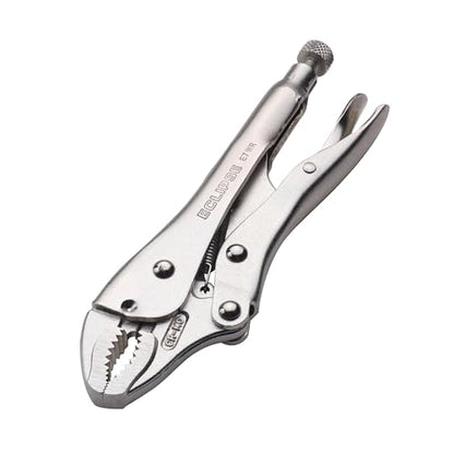 Eclipse Professional Tools E7WR 7 Inch Curved Jaw Locking Pliers with Wire Cutters (7" / 175mm) - size: 7-Inch