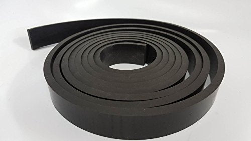 Rubber Sheet Warehouse .375" (3/8") Thick x 2" Wide x 5' Long -Neoprene Rubber Strip Commercial Grade 65A, Smooth Finish, Solid Rubber, Perfect for Weather Stripping, Gasket, Costume & DIY Projects … - size: 2" wide x 5' long, style: 3/8" .375"