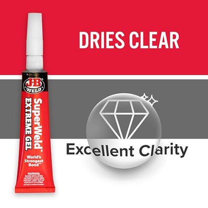 J-B Weld SuperWeld Extreme Superglue - 15g - size: 15g Gel - 1 Pack