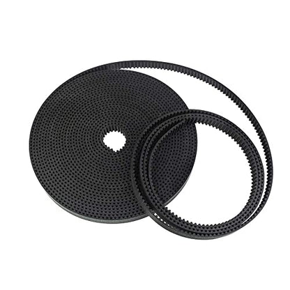 Zeelo 3D Printer Timing Belt, 2GT 10mm Width, 3M/ 5M/ 10M Toothed Belt GT2 3D Printer Timing Belt Pulley,10mm Width 2GT Rubber Synchronous Timing Belt for 3D Printer (10m) - size: 10M