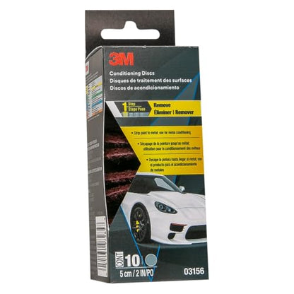 3M Conditioning Discs, 2 in, Medium grit, 10 Discs per Pack