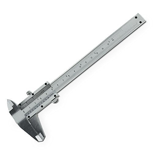 Vernier Caliper, 6 Inch/150mm Professional Micrometer Stainless Steel Caliper Measuring Tool for Inside, Outside, Depth and Step Measurements