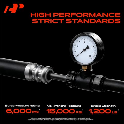 A-Premium Power Steering Pressure Hose Line Assembly, Pump To Gear