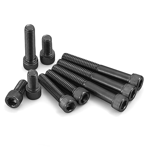 1/4-20 x 1-1/2" Socket Head Cap Screws, Stainless Steel 18-8 Black Oxide, Allen Hex Drive, Fully Threaded, 25 PCS - size: 1/4-20 x 1-1/2"