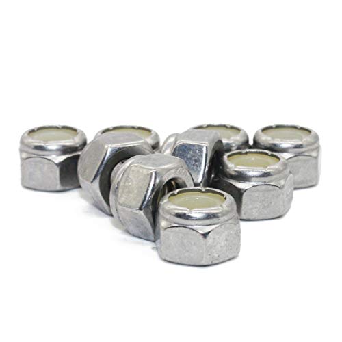 Fullerkreg 1/4-20 Nylon Insert Hex Lock Nuts, 50Pcs - size: 1/4-20 (50 Pack)
