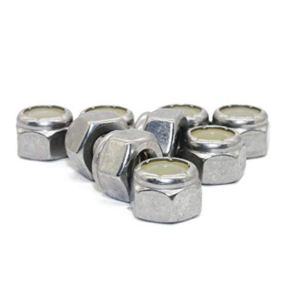 Fullerkreg 1/4-20 Nylon Insert Hex Lock Nuts, 50Pcs - size: 1/4-20 (50 Pack)