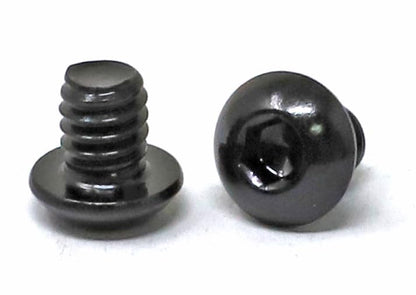 iexcell 100 Pcs 1/4-20 x 5/16" Stainless Steel 304 Hex Socket Button Head Cap Screws Bolts, Black Oxide Finish, with Hex Key Spanner - size: 1/4-20 x 5/16"
