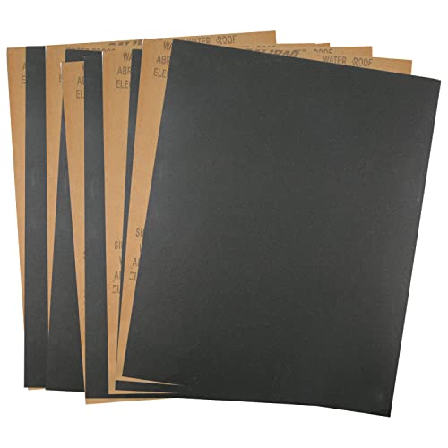 360 Grit Wet Dry Sanding Sheets Silicon Carbide Sandpaper 9x11 Inch 10pcs - color: 10pcs, size: 360 Grit