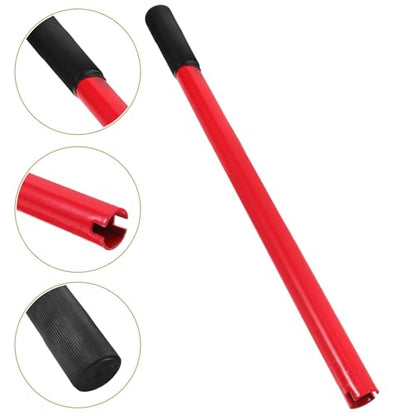 Yardwe Hydraulic Jack Handle Replacement, 3 Ton Floor Jack Handle Replacement for Car Jack Handle Replacement Accessories, Red (Pack of 2) - size: 37.00X2.00X2.00CM (Pack of 2)