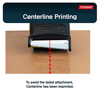 TENDO Heavy Duty Shipping Tape Dispenser, 2 Inch Packing Tape Gun with Patented 10º Sloped Chromium Blade, Replaceable Blade, Ergonomic Reusable Handle for Shipping, P-1200 (3rd Gen.)_Yellow - color: Yellow