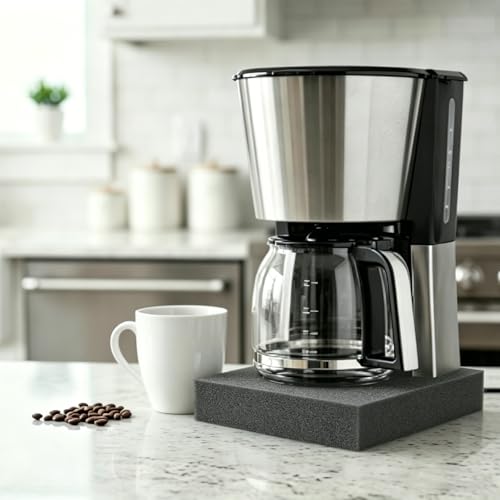 4 Pcs 1" Thick Foam Padding Sheet with Adhesive Backing Closed Cell - color: Gray, size: 1 Inch Thick, 4 x 4 Inches