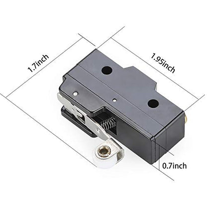10L0L Golf Cart Accelerator Micro Switch,3 Terminal Micro Limit Switch with Roller for EZGO Gas 1983-1994 TXT Marathon Medalist Models, Relpace OEM:10606G1, 10606G2, 17928G1, 31535G1 - size: For EZGO 1983-1994