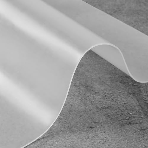 WochiTV Translucent Silicone Rubber Sheet, 12" Wide x 1/32" Thick x 12" Long Heat Resistant Thin Rubber Mat for DIY Gaskets Material, Pads, Sealing, Cushion, Microwave Oven Protection - color: 1/32" Thick, size: 12” x 12"