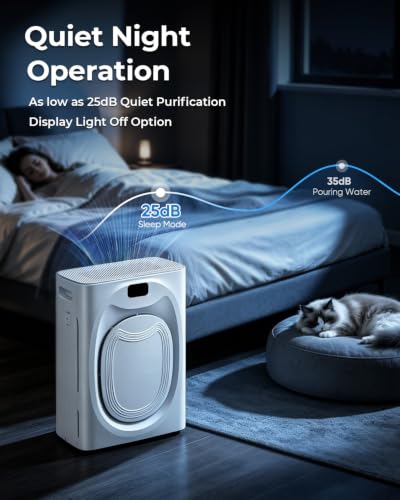 Pet Hair Air Purifier for Large Room Up to 2100 Ft² - size: P295W