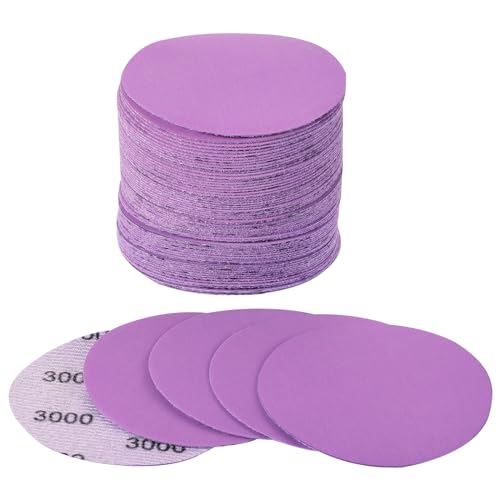 3 Inch Sanding Discs, 40 Pack 3000 Grit Hook and Loop Sandpaper - style: 3000 Grit
