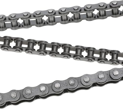 YOXUFA #35 Roller Chain for Mini Bike Coleman CT100U CC100X Baja Doodle Bug Dirt Bug Racer DB30 Motovox MBX10 MBX11 MMB80 Predator 79cc 97cc 100cc Engine Powersports Parts 140 Links Drive Chain - size: 140 Links