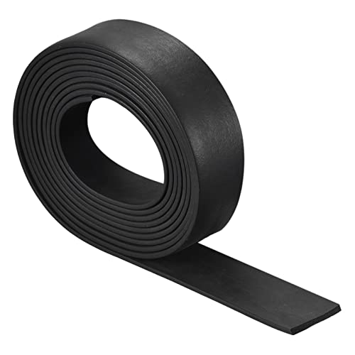 uxcell EPDM Rubber Foam Sheet Strips 1/8" T x 1.18" W x 118" L, Neoprene Rubber Sheet Rolls for DIY Gasket, Sealing Padding, Reduce Vibration Mat - size: 1/8"T x 1.18"W x 118"L