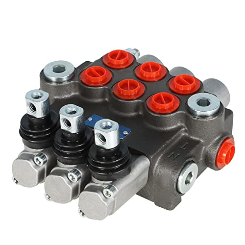 3 Spool 13GPM Hydraulic Directional Control Valve, 3600PSI
