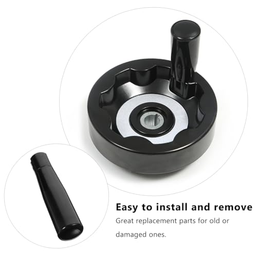 iplusmile Foldable Crank Handle Revolving Handle Replacement for Lathe Milling Woodworking Printing Machinery 3.93 in 2 Pack