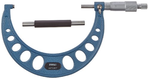 Fowler 52-253-005-1, Premium Outside Inch Micrometer With 4-5" Measuring Range - size: 4-5"