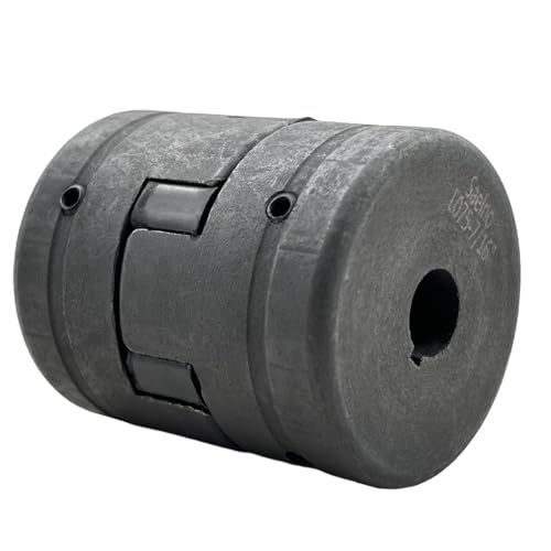 7/16" to 3/4" L075 Flexible 3-Piece L-Jaw Coupling Coupler Set & Rubber Spider for Log Wood Splitter,Multi-Flex Couplings L075-7/16-3/4