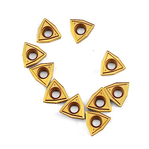 OSCARBIDE Carbide Inserts WCMT050304/WCMT2.52 Turning Inserts 10Pcs