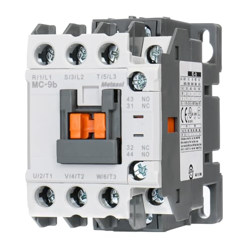 BAOMAIN 9A Magnetic Contactor MC-9b 3 Pole 110V AC Coil 1NO+1NC UL