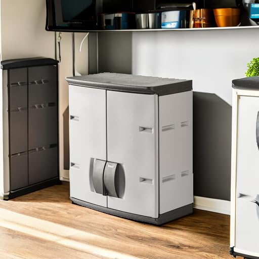 Rubbermaid Resin Storage Cabinet (FG788800MICHR) - size: Small