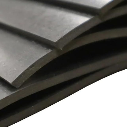 Neoprene Commercial Grade, Black, 60A, 0.75" x 3" x 3" (2 Pack)