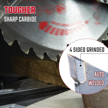 Circular Saw Blade 6-1/2" 24T&60T for Cutting Wood, 5/8" Arbor - size: 6-1/2 In 24&60T