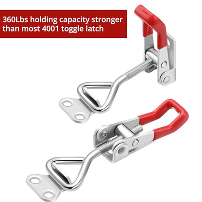 Hicarer 36 Pcs Toggle Latch Clamp 4001, 330 Lbs
