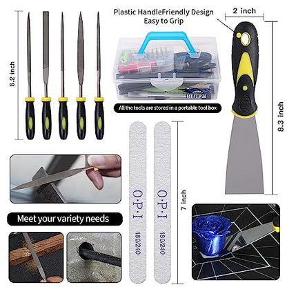 HIJIRH 165PCS 3D Model Kit Tools,Gundam Model Tool,Hobby Building Tool Kit